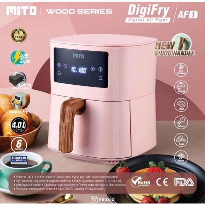 Gambar Airfryer Digifryer AF 1 MITO - af1 pink, 4 Liter dari keisha-collection undefined Tokopedia