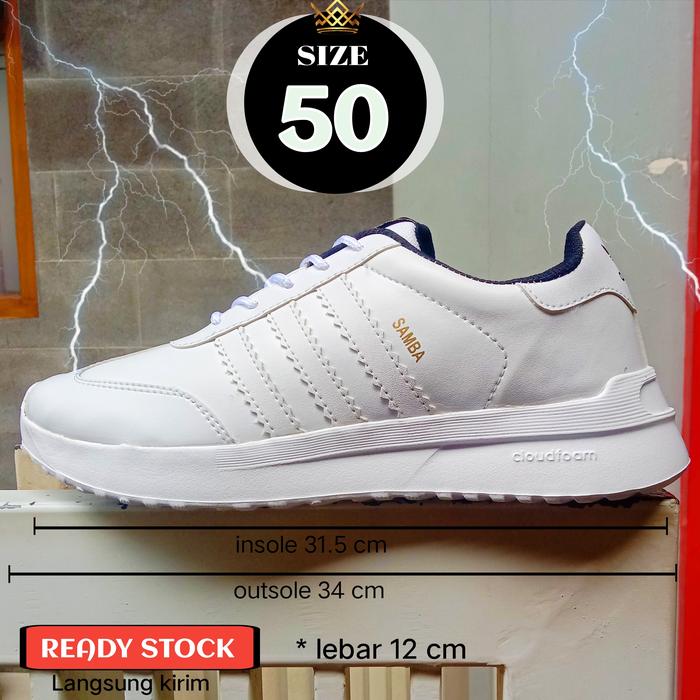 Gambar sepatu olahraga jumbo big size ukuran 46 48 49 50 lari pria sneakers - Samba, 46 dari HD SHOD OFFICIAL undefined Tokopedia