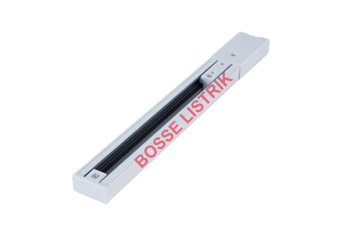 Gambar Kaki rell panjang 2meter hitam putih untuk track light lampu sorot - Putih dari Bosse Listrik undefined 4 Tokopedia