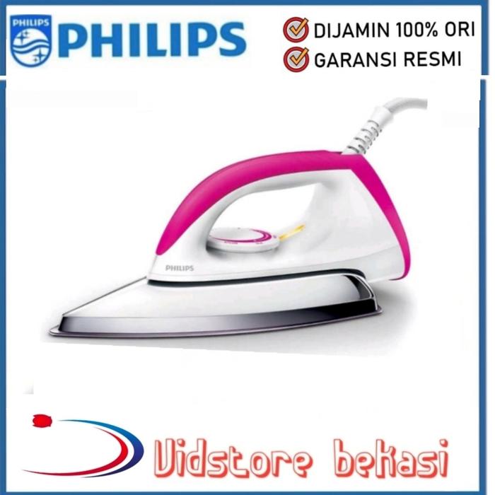 Gambar PHILIPS HD-1173/SETRIKA KERING PHILIPS HD -1173 0RI 100% /BERGARANSI - Merah Muda dari VIDSTORE BEKASI undefined Tokopedia