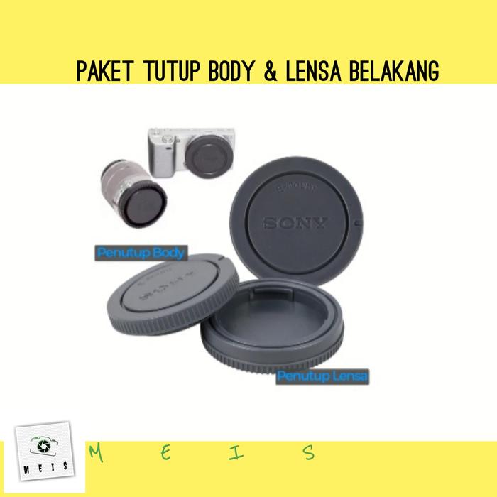 Jual Rear Cup Tutup Body Lensa Sony A5000 A5100 A6000 A6100 A6300