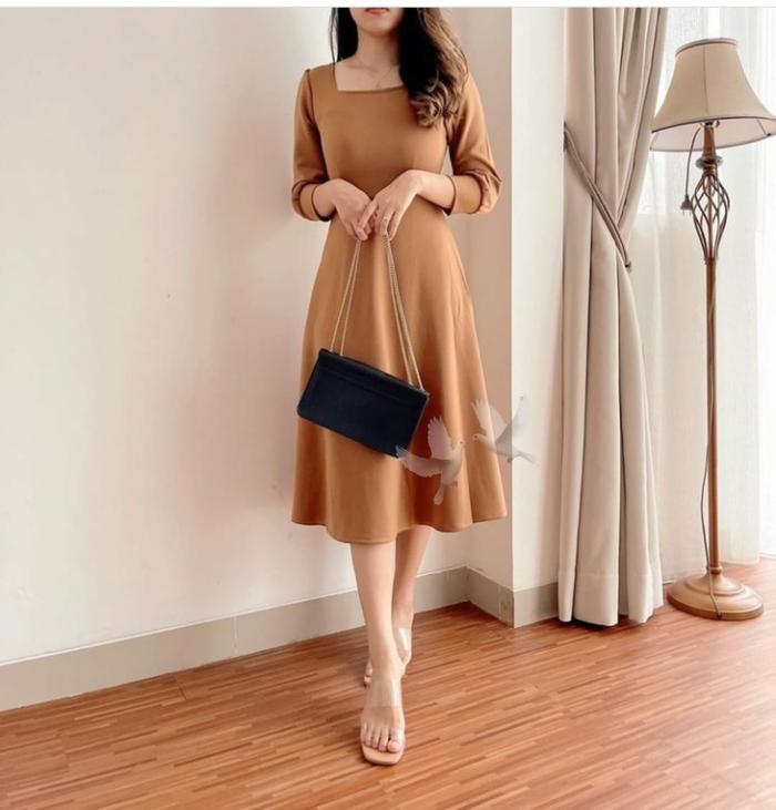 Gambar Dress Dahayu Hijau Botol [Dress 0107] merk UGZ - Mocca, M dari SuperModel New Generation undefined Tokopedia