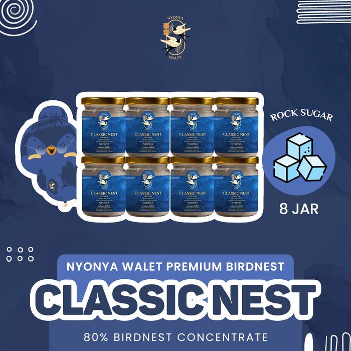 Gambar BIRD NEST NYONYA WALET PACK of 8 - Box 8 (100ml) - Box 8 - Classic, Mix dari Nyonya walet undefined Tokopedia