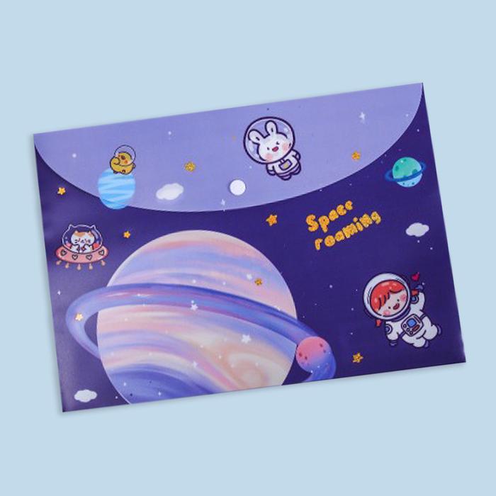 Gambar TOKKADO Space Astro Map Folder A4 File Dokumen Organizer Karakter Lucu - Space A dari Tokkado undefined Tokopedia
