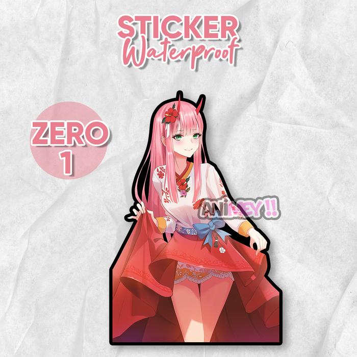 Gambar Stiker Zero Two/ Sticker Anime Waterproof - 1 dari ANIMEY hobbies undefined Tokopedia
