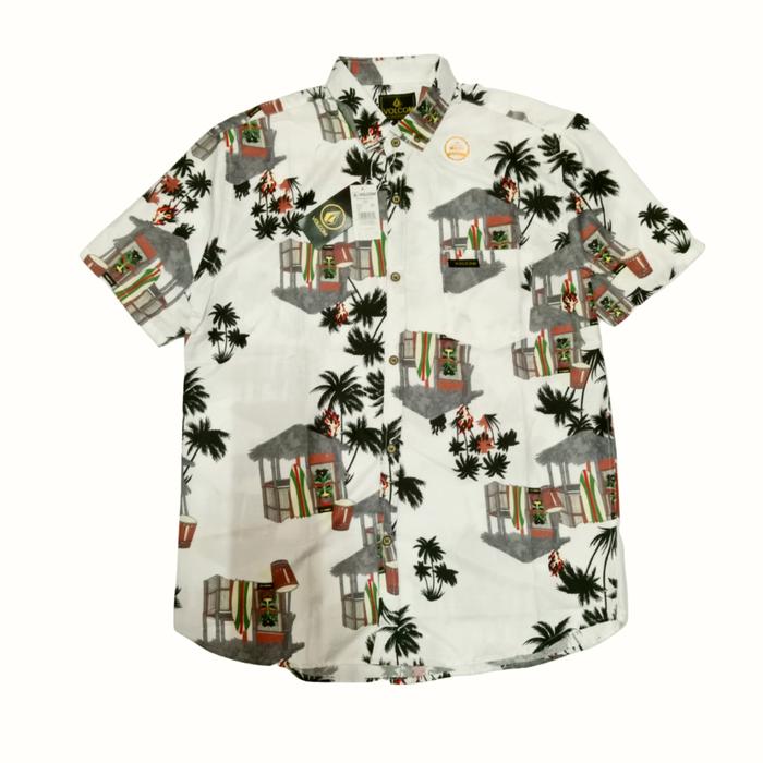 Gambar kemeja surfing pantai motif bulu terkeren terkece termurah - gubuk kelapa, M dari serbaserbikemeja undefined Tokopedia