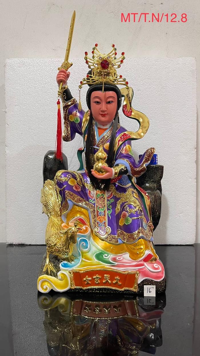 Gambar Patung dewa jiu tian xian nie / kiu tian 16in taiwan kayu dari Toko sun lie_NEW undefined Tokopedia