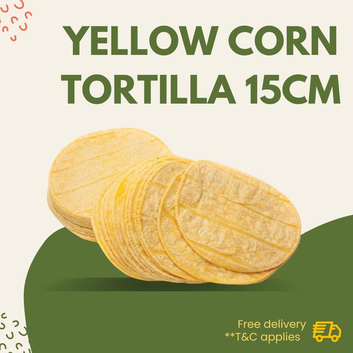 Gambar CORN TORTILLA - 500gr - KULIT NACHOS -VEGAN-NO SUGAR- Yellow - 15cm dari BundawatiSuperstore undefined Tokopedia