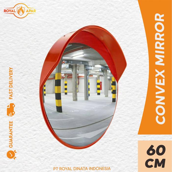 Gambar Convex Mirror 60cm / Kaca Cermin Cembung Simpang Jalan tikungan 60 cm dari Cricket Safety Official undefined Tokopedia