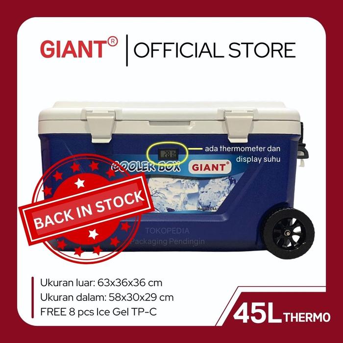 Gambar Cool Box 45 Liter / Box Pendingin Besar / Cooler Box Premium Quality - 45 Liter Thermo dari Packaging Pendingin undefined Tokopedia