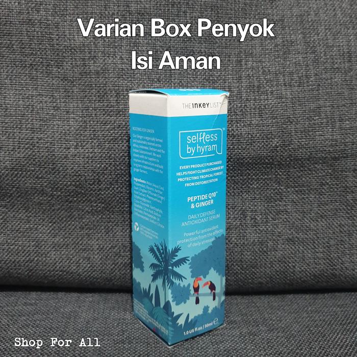 Gambar SELFLESS BY HYRAM Peptide Q10 & Ginger Daily Defense Serum 30 ml - BOX PENYOK dari Shop For All ID undefined Tokopedia