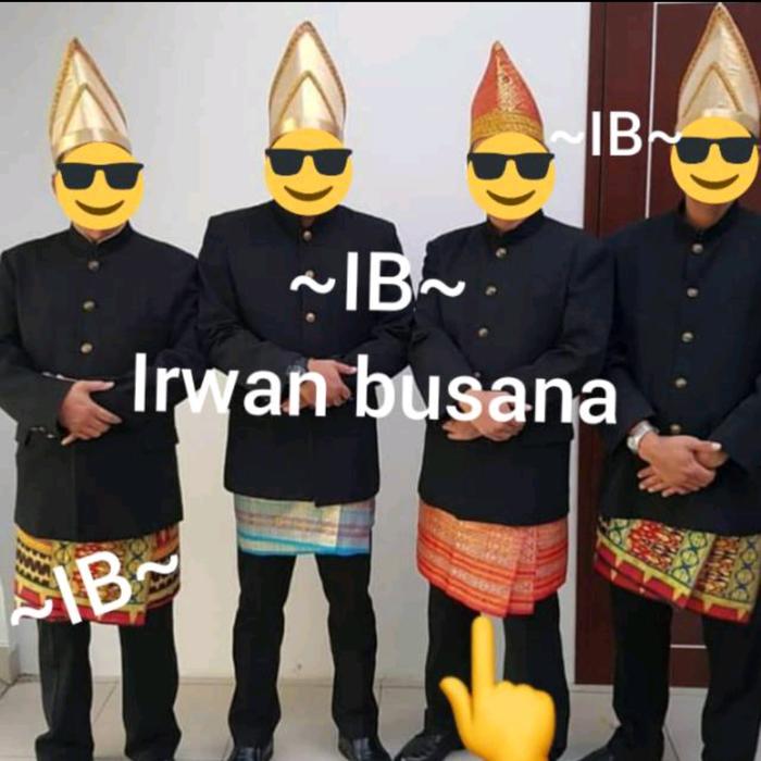 Gambar Selempang songket // kain selempang songket - jingga, dewasa dari Irwan Busana undefined Tokopedia