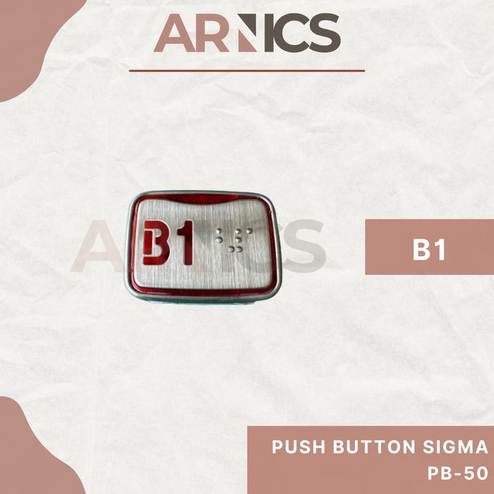 Gambar Push Button Sigma PB-50/Elevator Push Button/Push Button Lift Sigma - B1 dari Arnics undefined Tokopedia