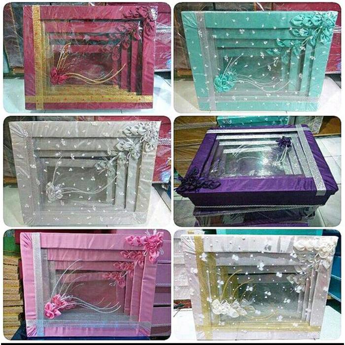 Gambar Souvenir Box Kotak Hantaran Seserahan Parcel Pernikahan 1 set isi 2 bo - Putih dari Berkah Souvenir Rotan undefined Tokopedia