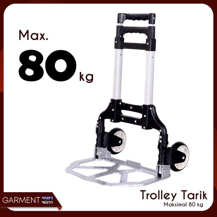 Gambar TROLLEY - Hand Truck Troli Barang Galon Lipat Model Besi Bagus - 80 Kg dari Garment Sidoarjo undefined Tokopedia
