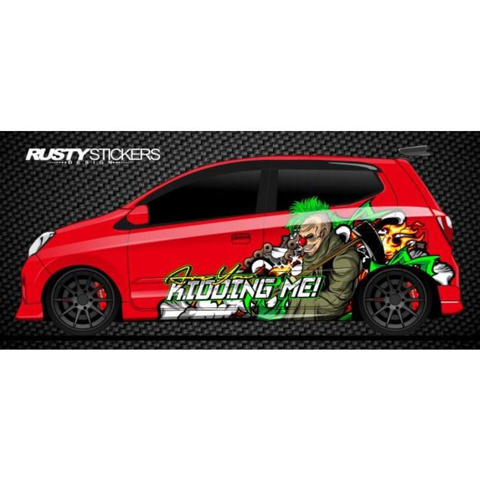 Gambar Sticker variasi mobil agya/ayla/jazz/calya dari HUD-otomoto undefined Tokopedia