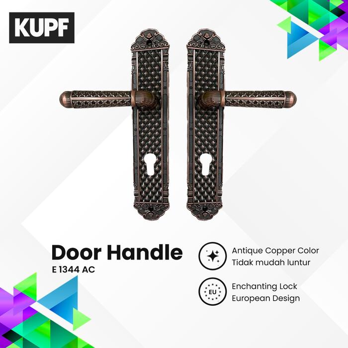 Gambar Handle Gagang Pintu Rumah Elock High Quality E1344 - Antique Copper dari Enchanting Official Shop undefined Tokopedia