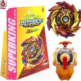 Gambar COD !!! BEYBLADE BURST SUPERKING SPARKING LAUNCHER HYPERION BURN B174 - Box Art dari ecaanisaashop undefined Tokopedia