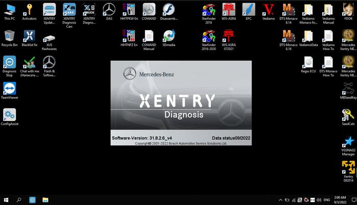 Gambar Software diagnosis mercedes benz Xentry OpenShell 09.2022 Include SSD dari DiagnosticSubang undefined Tokopedia