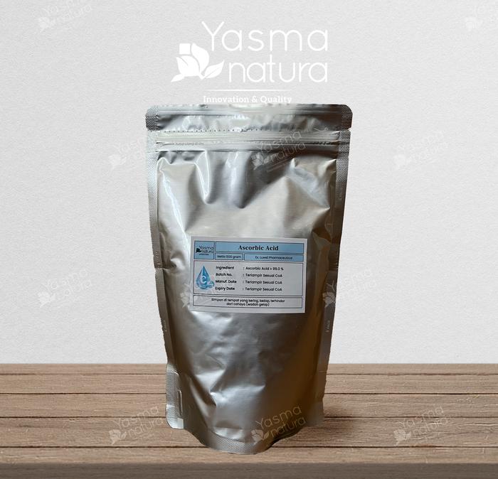Gambar Vitamin C murni bubuk - Asam Askorbat Powder Pure - bahan baku Vitamin dari Yasma Shop Tokped undefined 5 Tokopedia