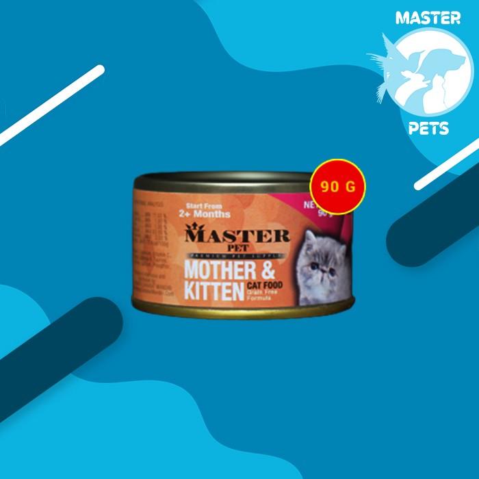 Gambar Makanan Kucing Kaleng Master Wet Cat Food Can - Kitten 90gr dari Master Pet shop undefined Tokopedia