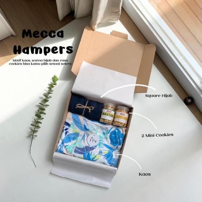 Gambar Intasi Ready Hampers Lebaran Idul Fitri - Kaos Cookies Jilbab - Mecca, Busui dari intasiska undefined Tokopedia
