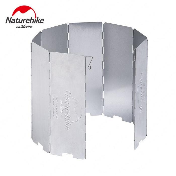 Gambar windshield NATUREHIKE NH15F008 NH20CJ008 penahan angin kompor camping - 8 plat dari Ulago Sports undefined Tokopedia