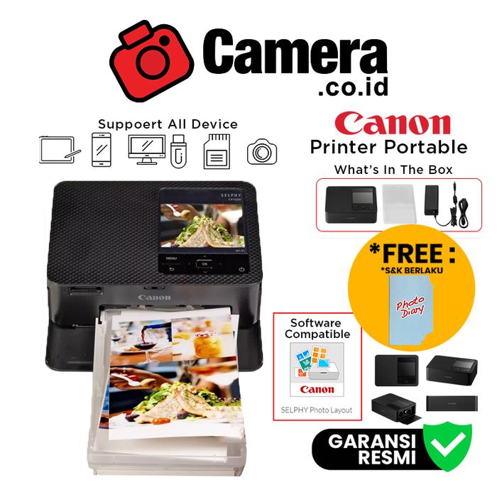Gambar Canon SELPHY CP1500 Compact Photo Printer - black dari CAMERA CO ID undefined Tokopedia