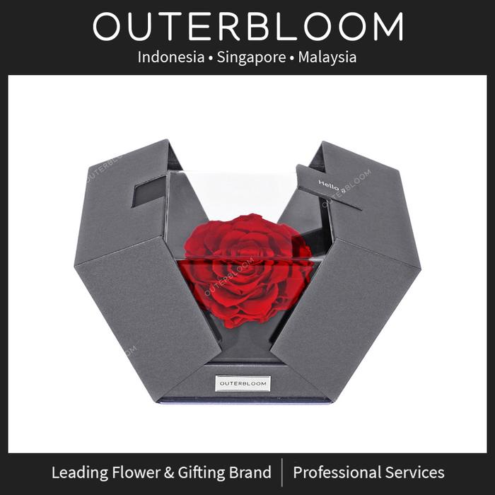 Gambar Outerbloom - Bunga Valentine - The Novo Astoria - Passionate Red - Novo RED dari Outerbloom undefined Tokopedia