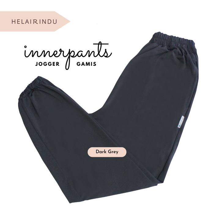 Gambar Celana Wanita Celamis (Celana Dalam Gamis) Celana Jogging Innerpants - Dark Grey, M dari Helairindu Hijab Kab. Bandung Tokopedia