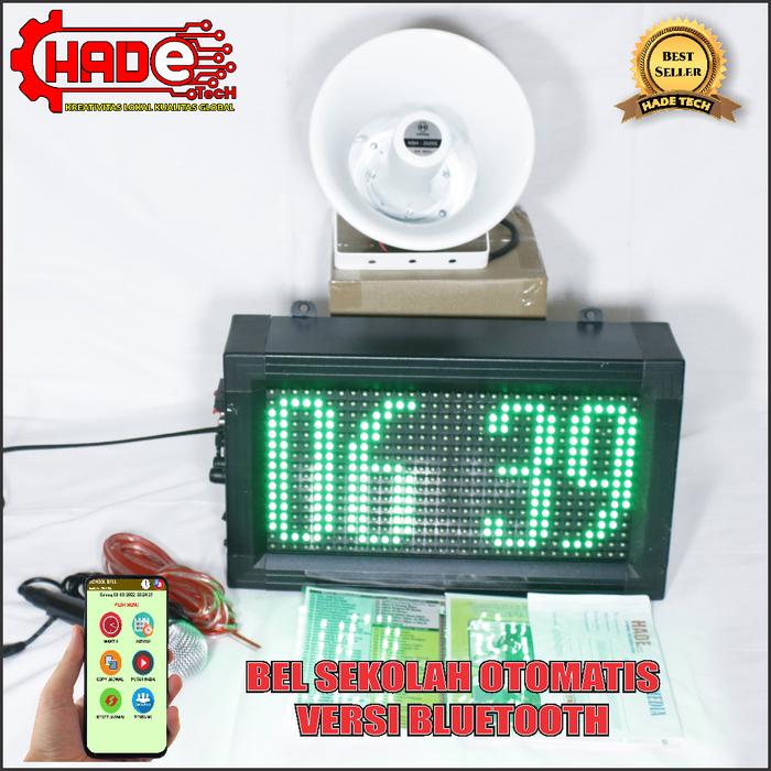 Gambar BEL SEKOLAH/PABRIK JAM DIGITAL 1 SPEAKER - Hijau dari Cv.Hadetech Berkah undefined Tokopedia