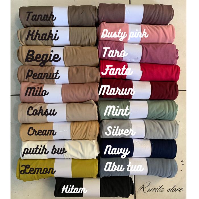 Gambar HIJAB PASMINA KAOS RAYON PREMIUM - Putih BW dari RURITA STORE undefined Tokopedia