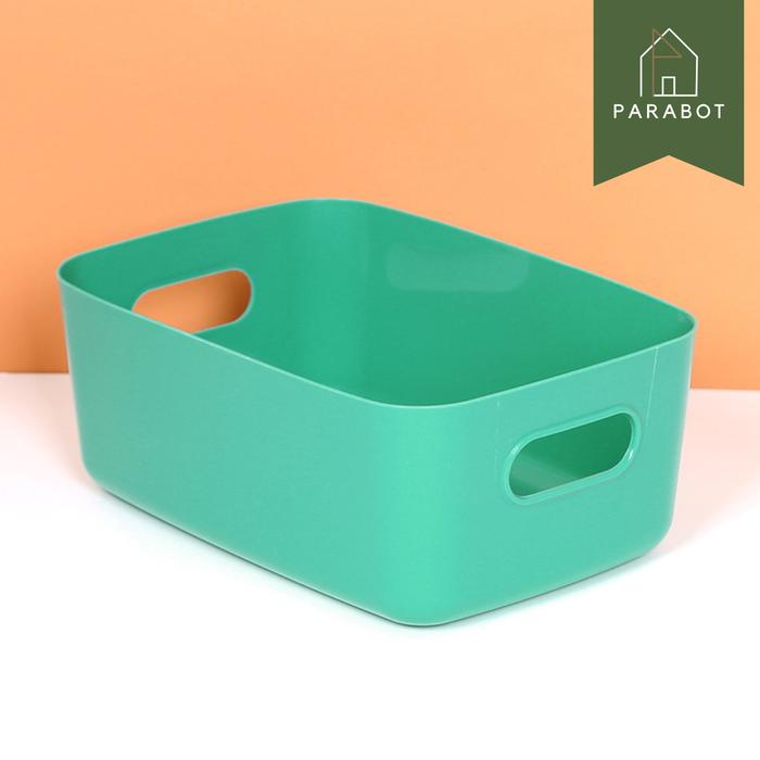 Gambar Storage Box Organizer Box Container Organiser Kotak Tempat Penyimpanan - Green, Medium dari Parabot idn undefined Tokopedia