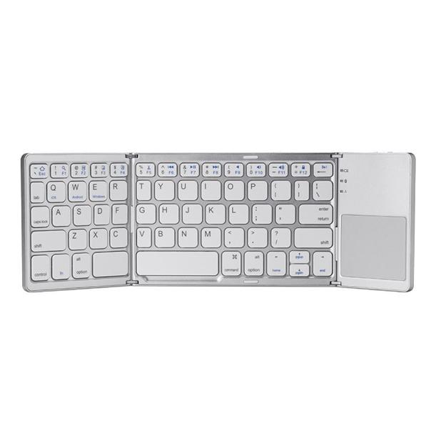 Gambar Keyboard Bluetooth Mini Portable Keybord Lipat Kecil Mudah Dibawa - Putih dari D'Jaya Komunikasi undefined Tokopedia