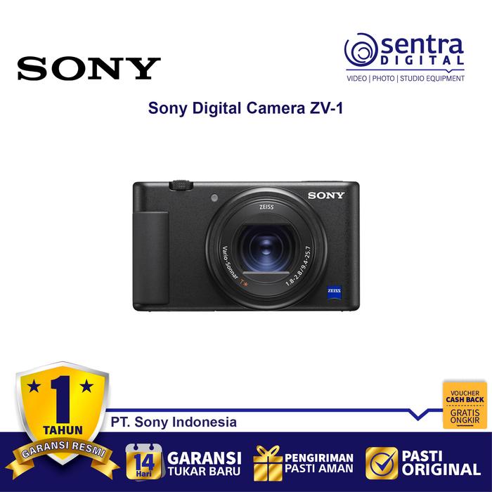 Gambar Sony Digital Camera ZV-1 Black - Hitam dari Sentra Digital undefined Tokopedia