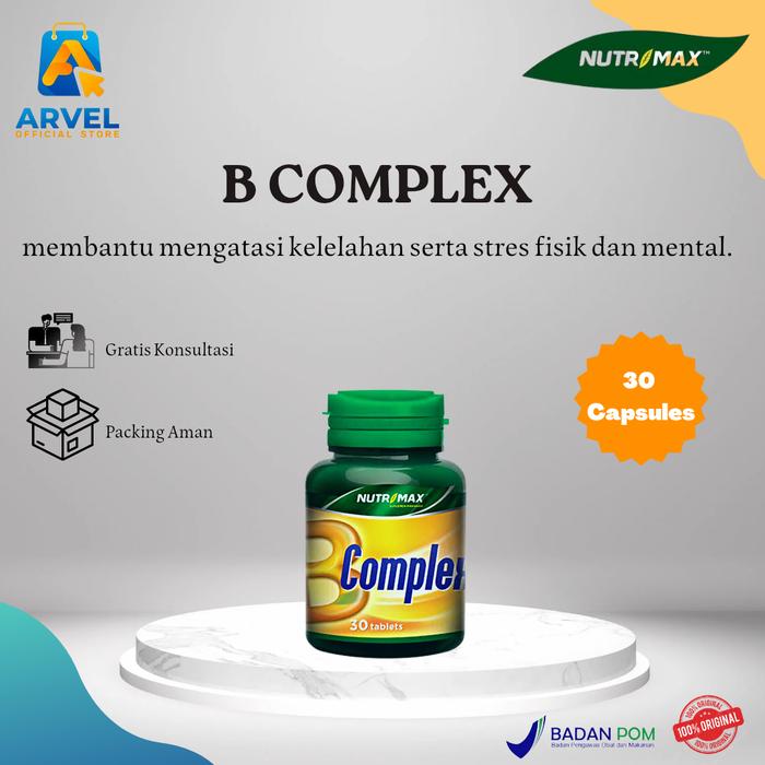 Gambar nutrimax b complex 30 tablet dari Apotek Arvel Farma undefined Tokopedia