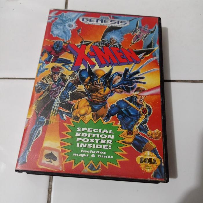 Gambar box kaset sega (hanya box) - x men genesis dari kaset fisik undefined Tokopedia