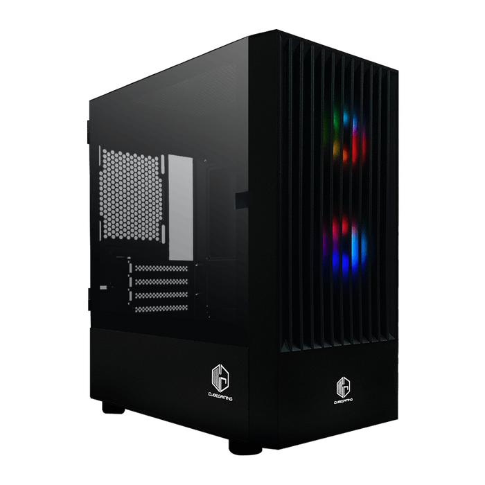Gambar CASING PC GAMING M-ATX CUBE GAMING MARFEY - Black dari PCSmartP undefined Tokopedia