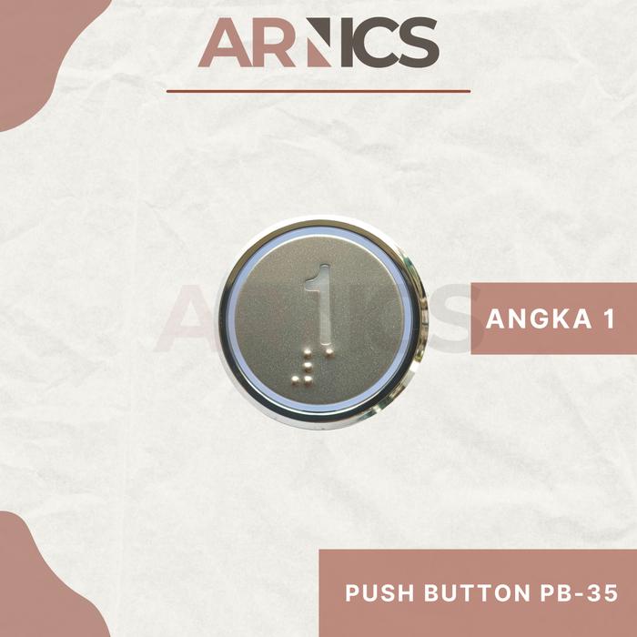 Gambar Elevator Push Button Angka / Tombol Lift Angka - 1 dari Arnics undefined Tokopedia