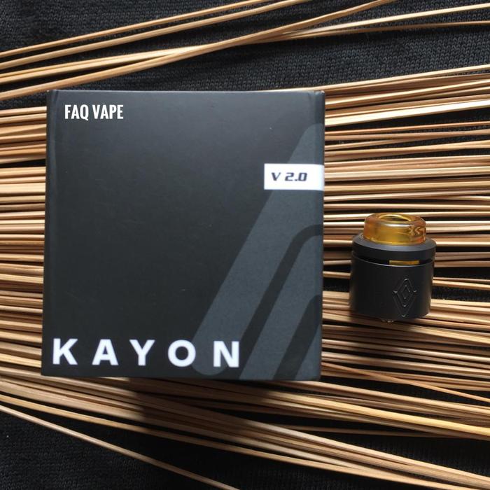 Gambar KAYON V2 RDA 24mm Authentic - Kayon V 2 By Hero57 .FAQ - Matte Black dari FAQ VAPE undefined 4 Tokopedia