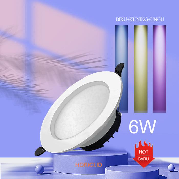 Gambar HORICI.ID 6W LAMPU DOWNLIGHT LED PLAFON ASLI FULL TERANG/PUTIH/WARM WH - 6W-BIR+KUNG+UNG dari HORICI undefined Tokopedia