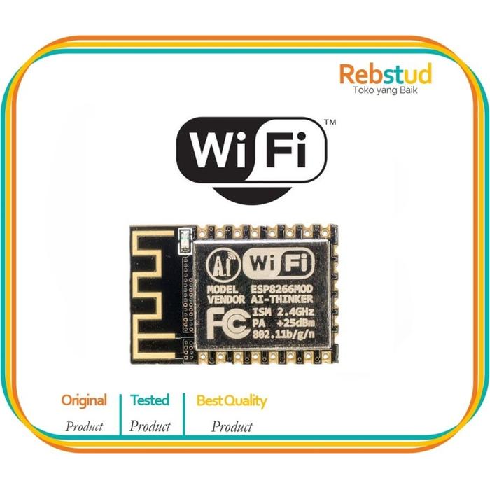 Gambar Modul ESP8266MOD Al-Thinker ESP-07 WiFi Model Vendor - ESP-12E dari rebstud undefined Tokopedia