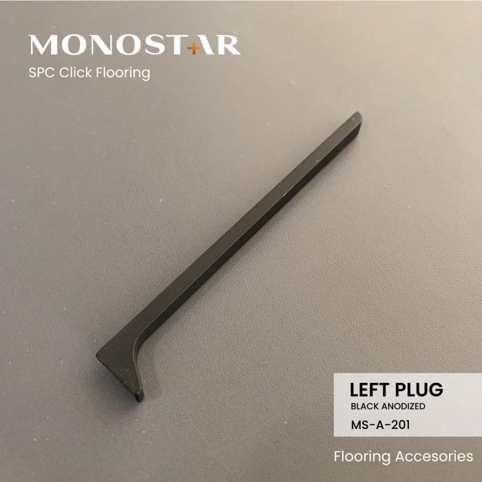 Gambar AKSESORIS PLINT SKIRTING ALUMUNIUM MONOSTAR – AKSESORIS LIST LANTAI - LEFT PLUG (B) dari MONOSTAR.ID undefined 5 Tokopedia