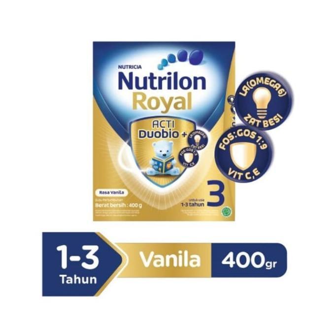 Gambar Susu Pertumbuhan Balita | Nutrilon Royal Acti Duobio 3 Vanila 400 Tc dari QuLMart undefined Tokopedia