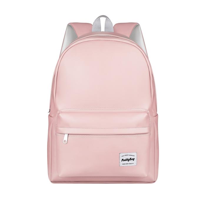 Gambar Paddy Basic Leather Backpack - Tas Ransel Kulit Sekolah Serbaguna - Pink dari Paddy Official undefined Tokopedia