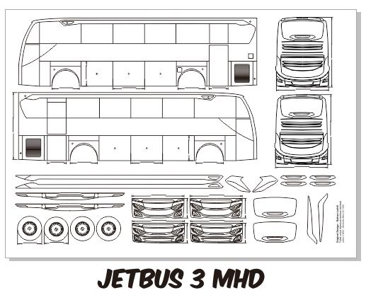 Gambar Pola Miniatur Bus Skala 1:20 - Jetbus 3 MHD dari rcmjogja undefined Tokopedia