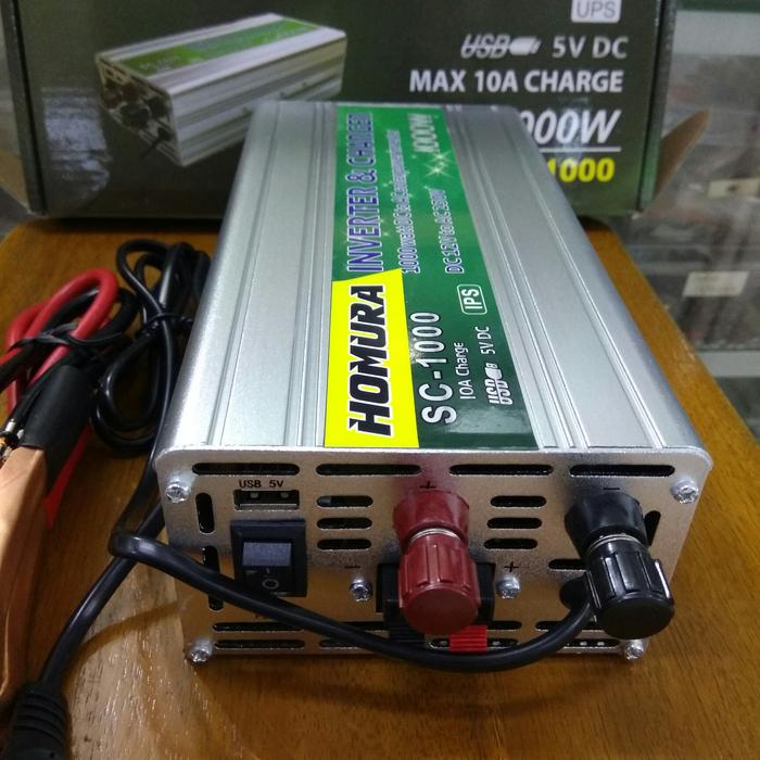 Gambar Power inverter 12v 1000watt + charger 10a + solar controller dari Cahaya king Net undefined Tokopedia
