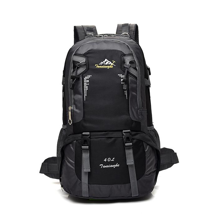 Gambar Techdoo Tas Ransel Gunung Tas Carrier Backpack Jumbo Tas Hiking TR116 - Hitam dari Techdoo undefined Tokopedia