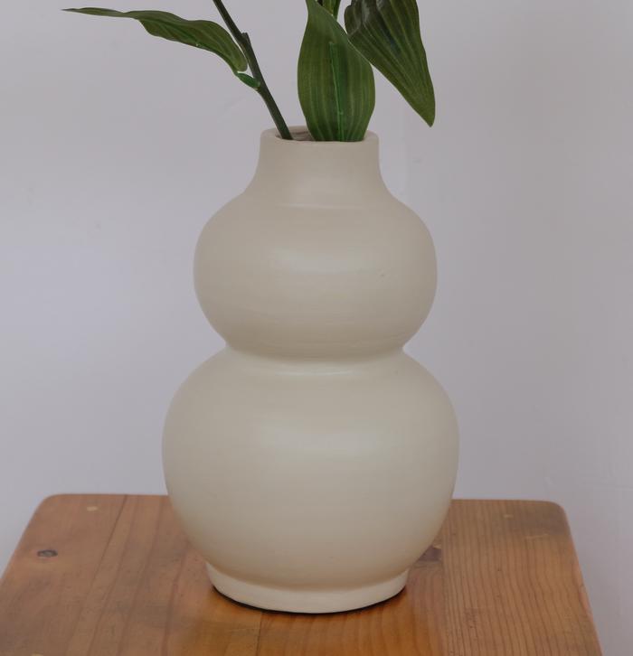 Gambar vas pot bunga etnik (handmade) - Labu dari Flowerbee undefined Tokopedia