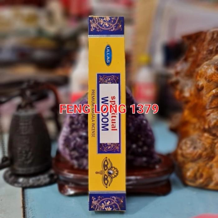 Gambar Hio Dupa Stik India ULLAS SPIRITUAL 15g - WISDOM dari Toko Dupa Feng Long Shop undefined Tokopedia